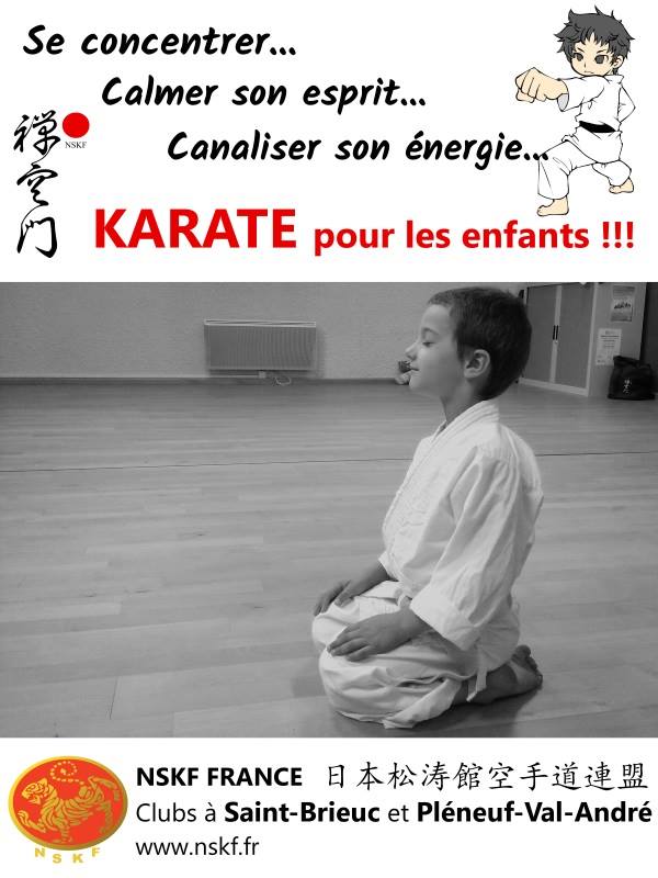 NSKF France - Karate pour les enfants à Pléneuf-Val-André et Saint-Brieuc (COB)